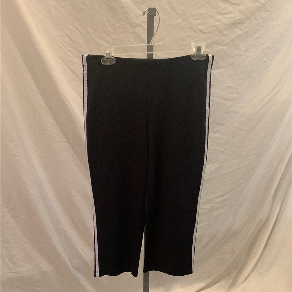Prospirit Black Capris with White Trim